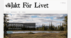 Desktop Screenshot of jaktforlivet.se