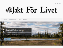 Tablet Screenshot of jaktforlivet.se